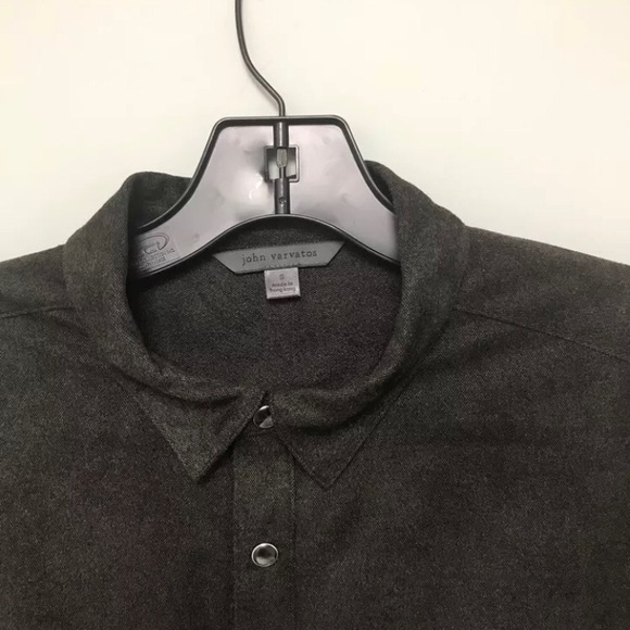 John varvatos collection. SNAP FRONT SHIRT small - Picture 7 of 9